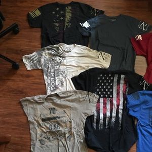 8 Grunt Style Shirts all size small! Good shape!
